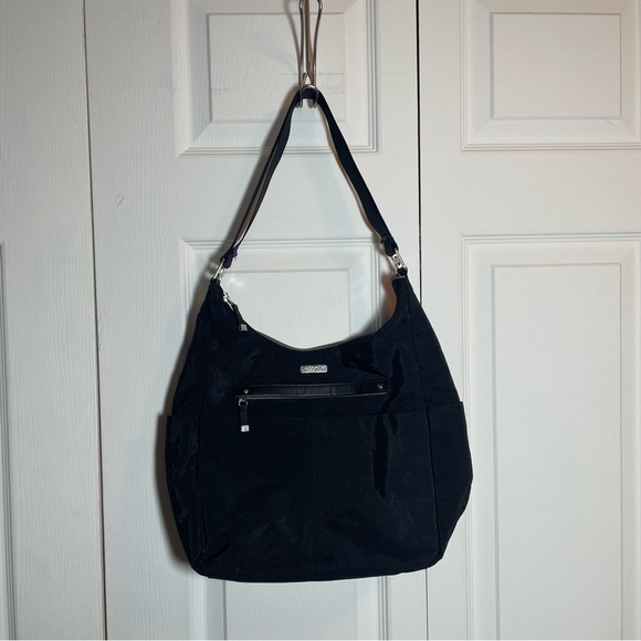 Baggallini Bags Baggallini Nylon Hobo Travel Crossbody Bag In Black